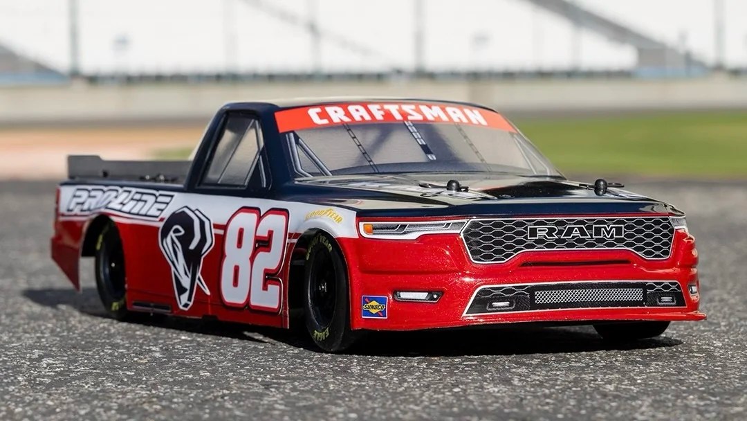 Official 2026 Ram 1500 NASCAR RC Body for Racers - 5th Gen Rams