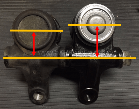 The extended lower ball joints will not slip like offset bushings and give you additional coilover spring to wheel clearance. Extended Lower Ball Joints for 1990-2005 Mazda Miata