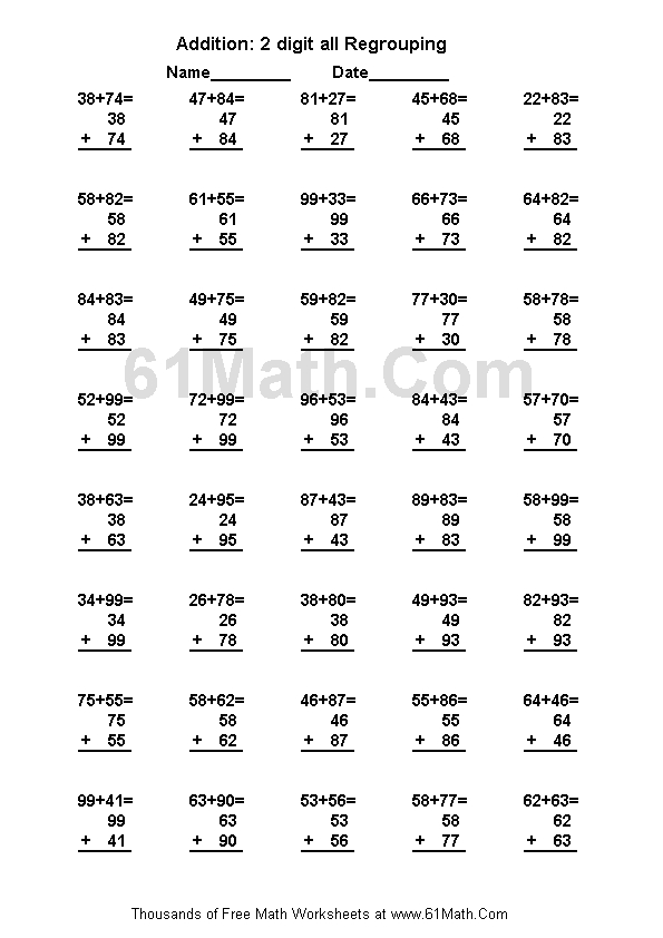 math test online math worksheets for kids oral arithmetic 61math com