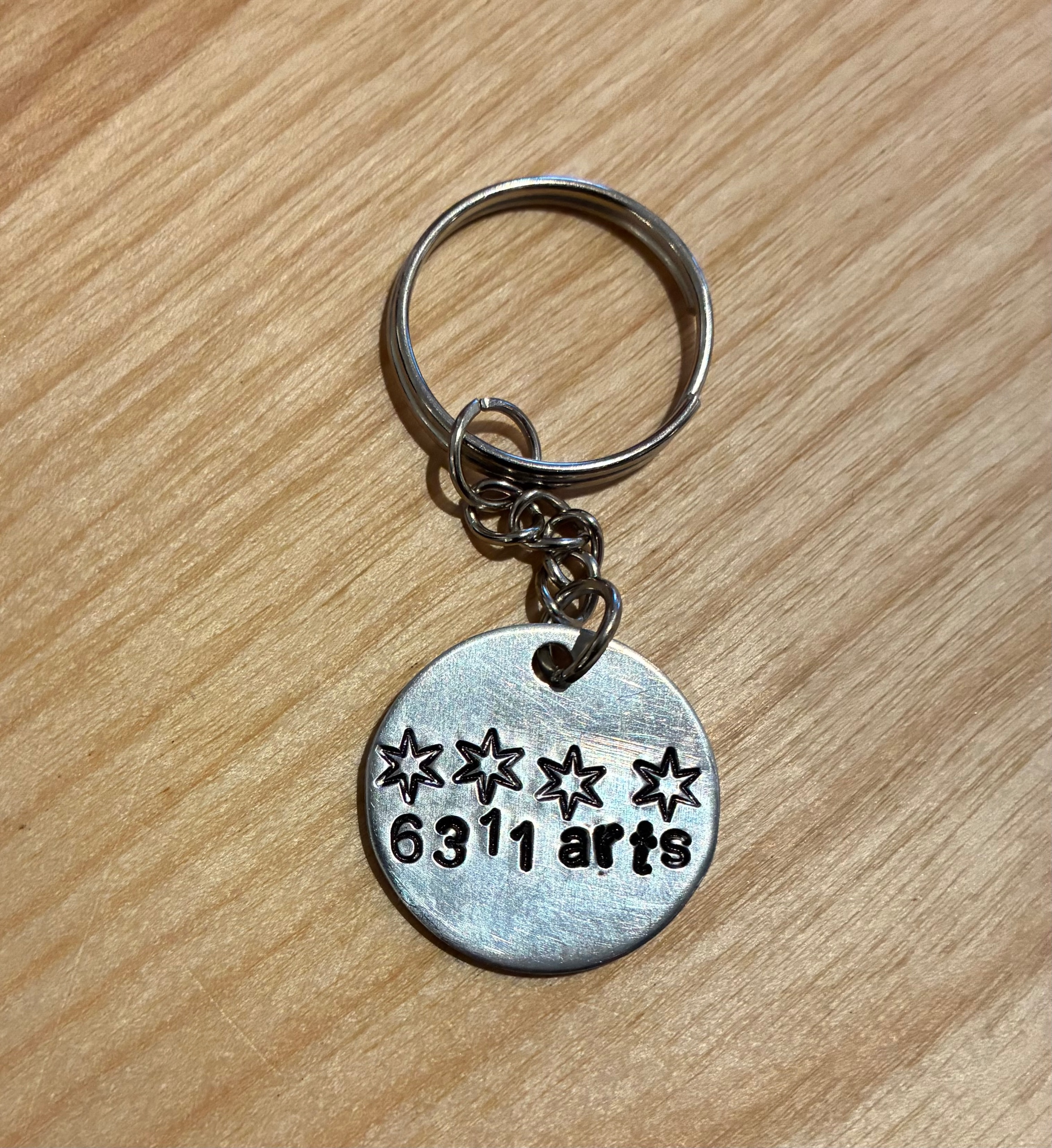Aluminum keychain