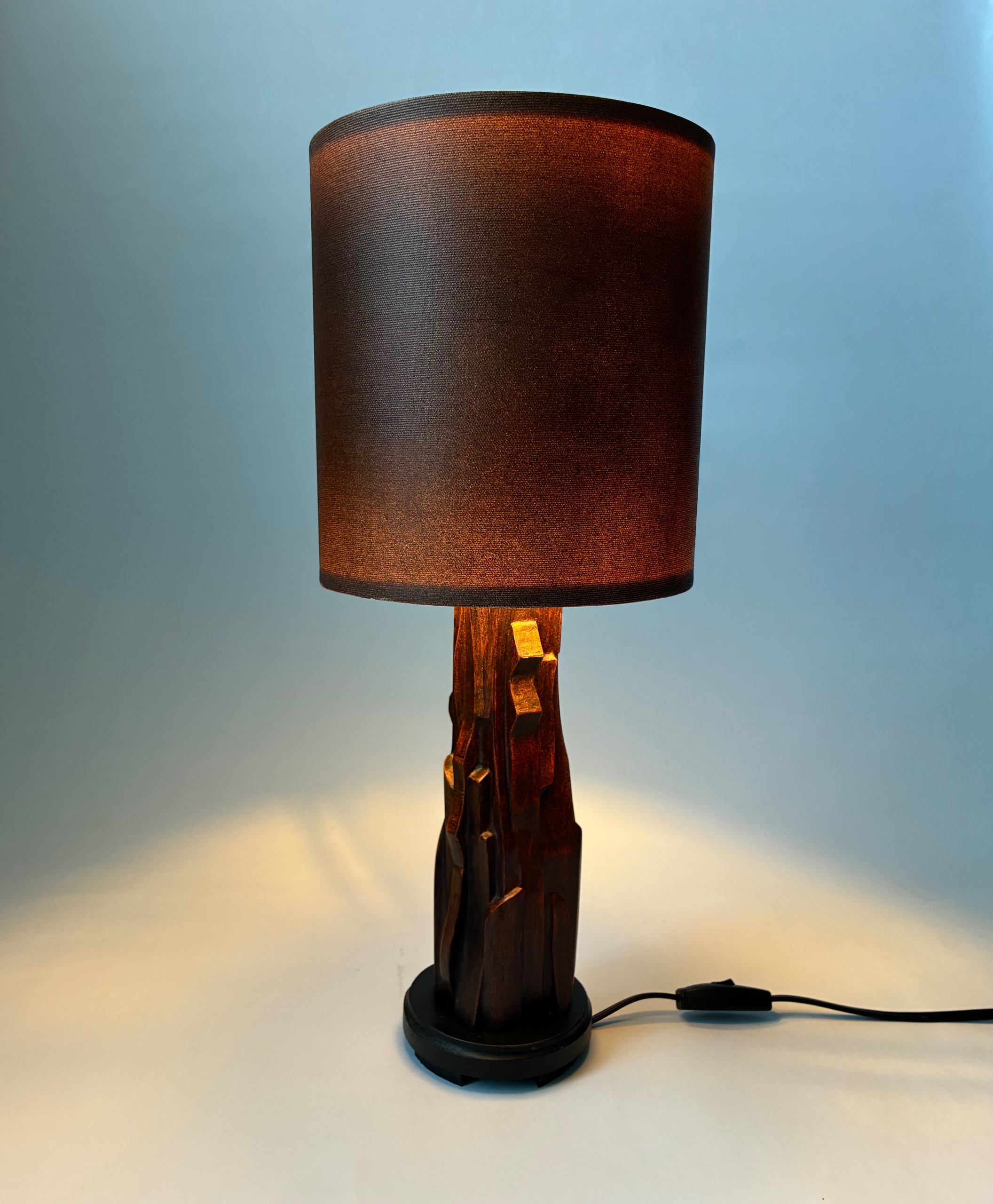 Cherry colored lamp