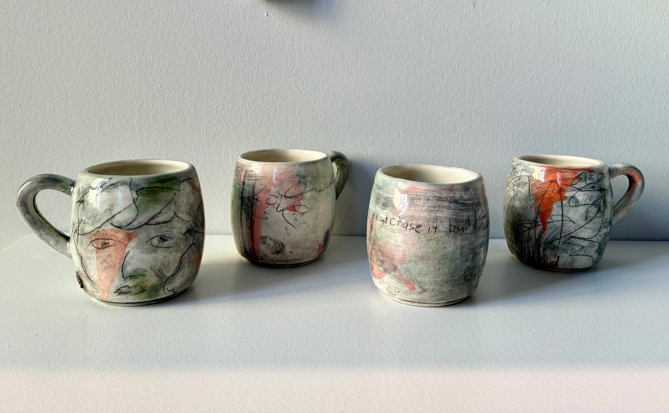 Don't Chase The White Rabbit - ceramic mug