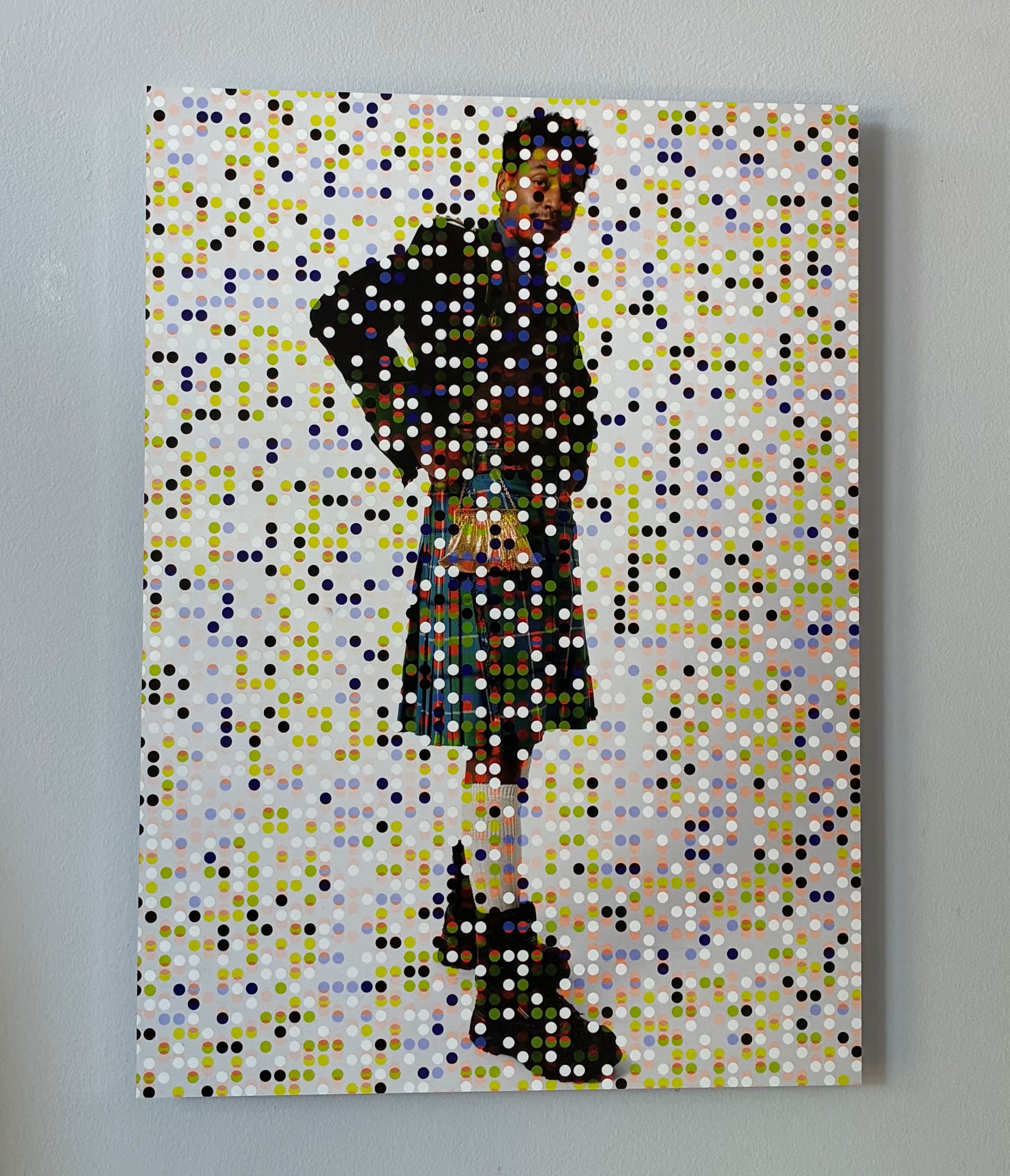 Man In Kilt - aluminum print