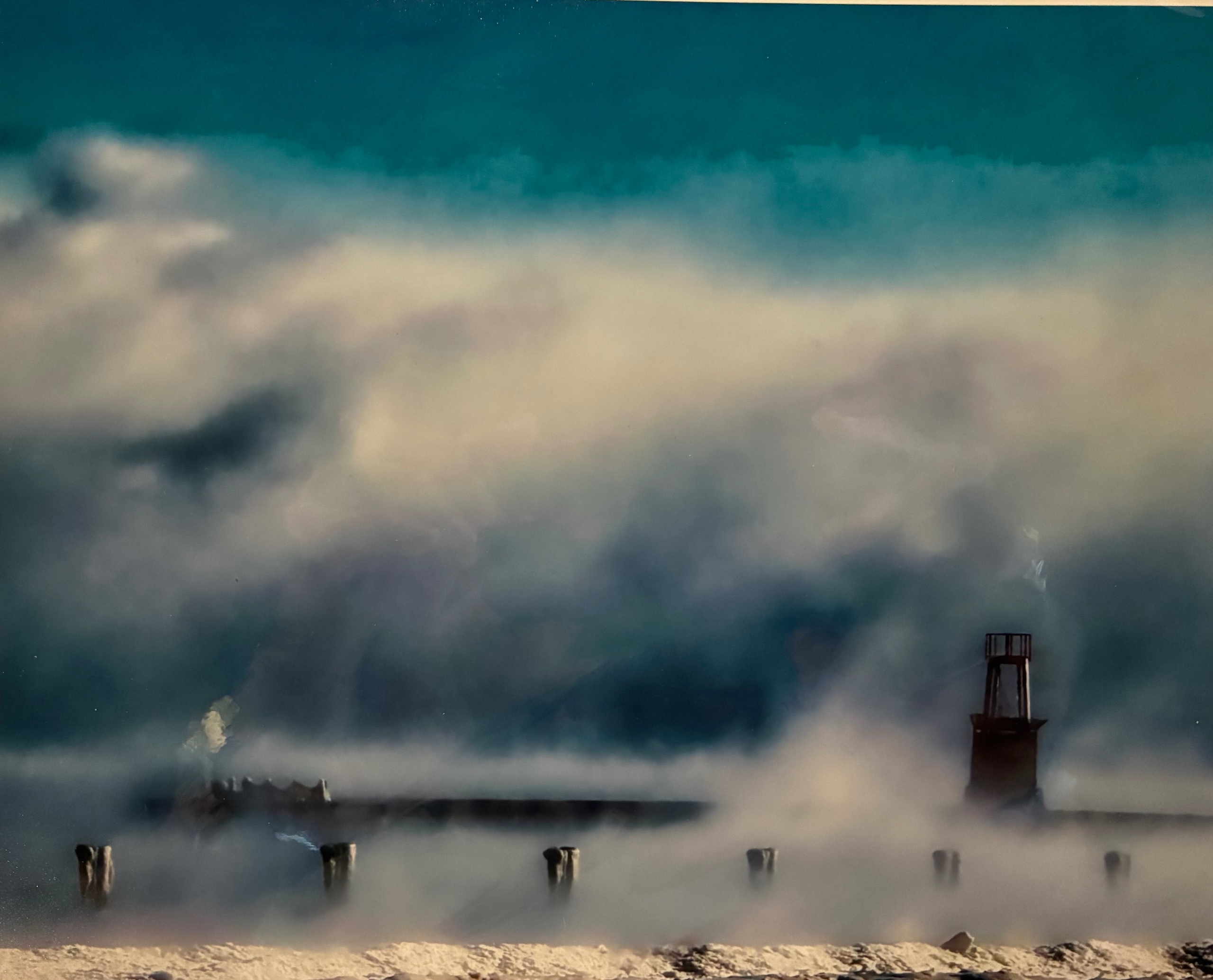 Misty Pier - print