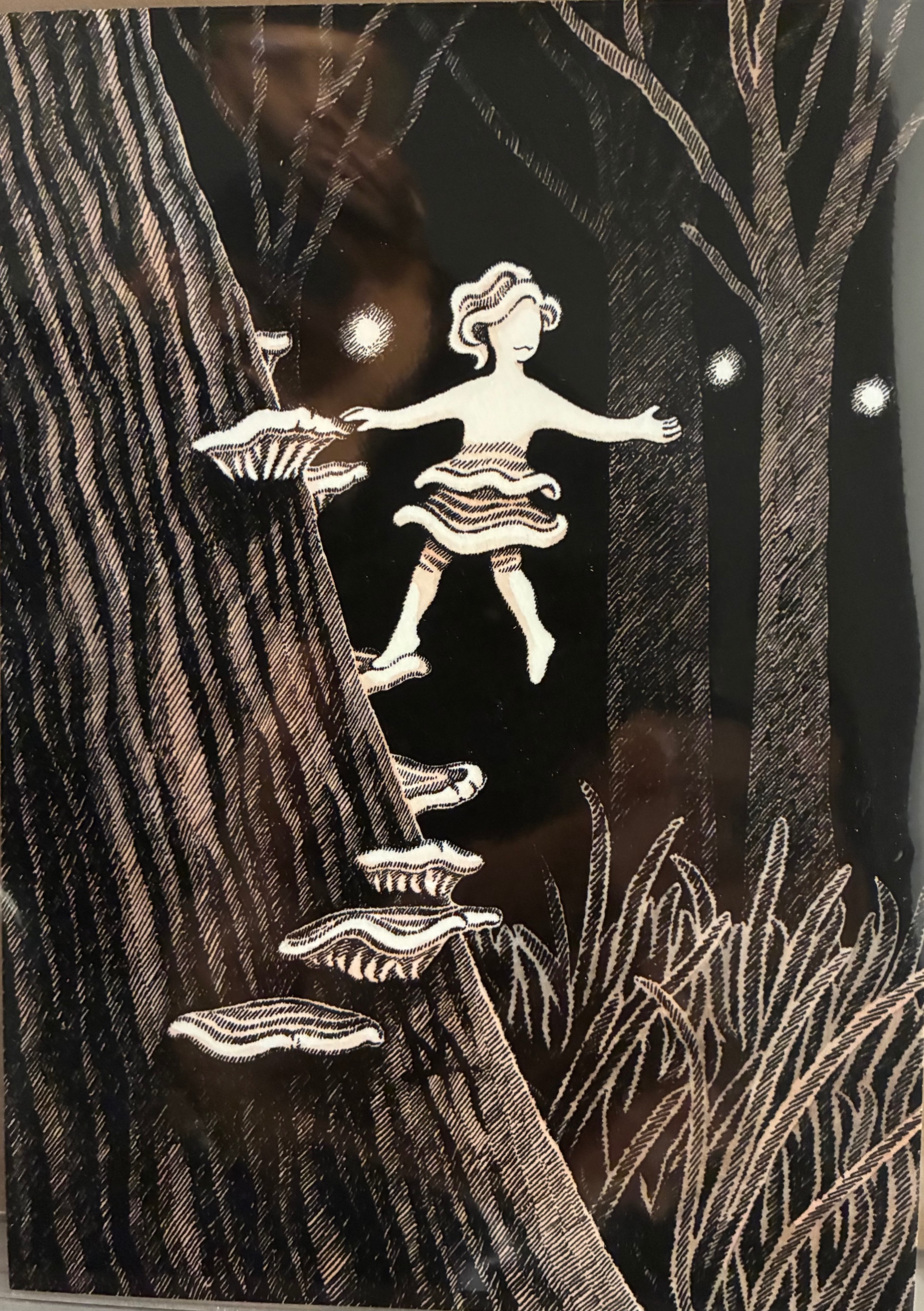 Mushrooms In Fall - print