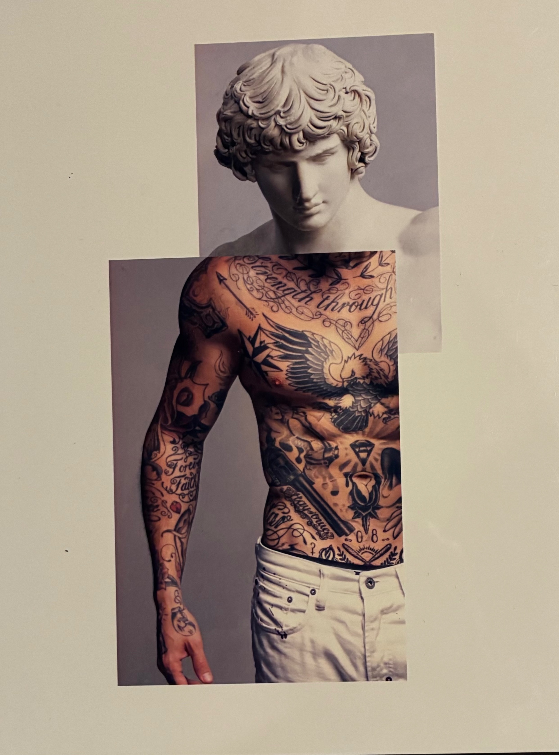 White Tatts - print
