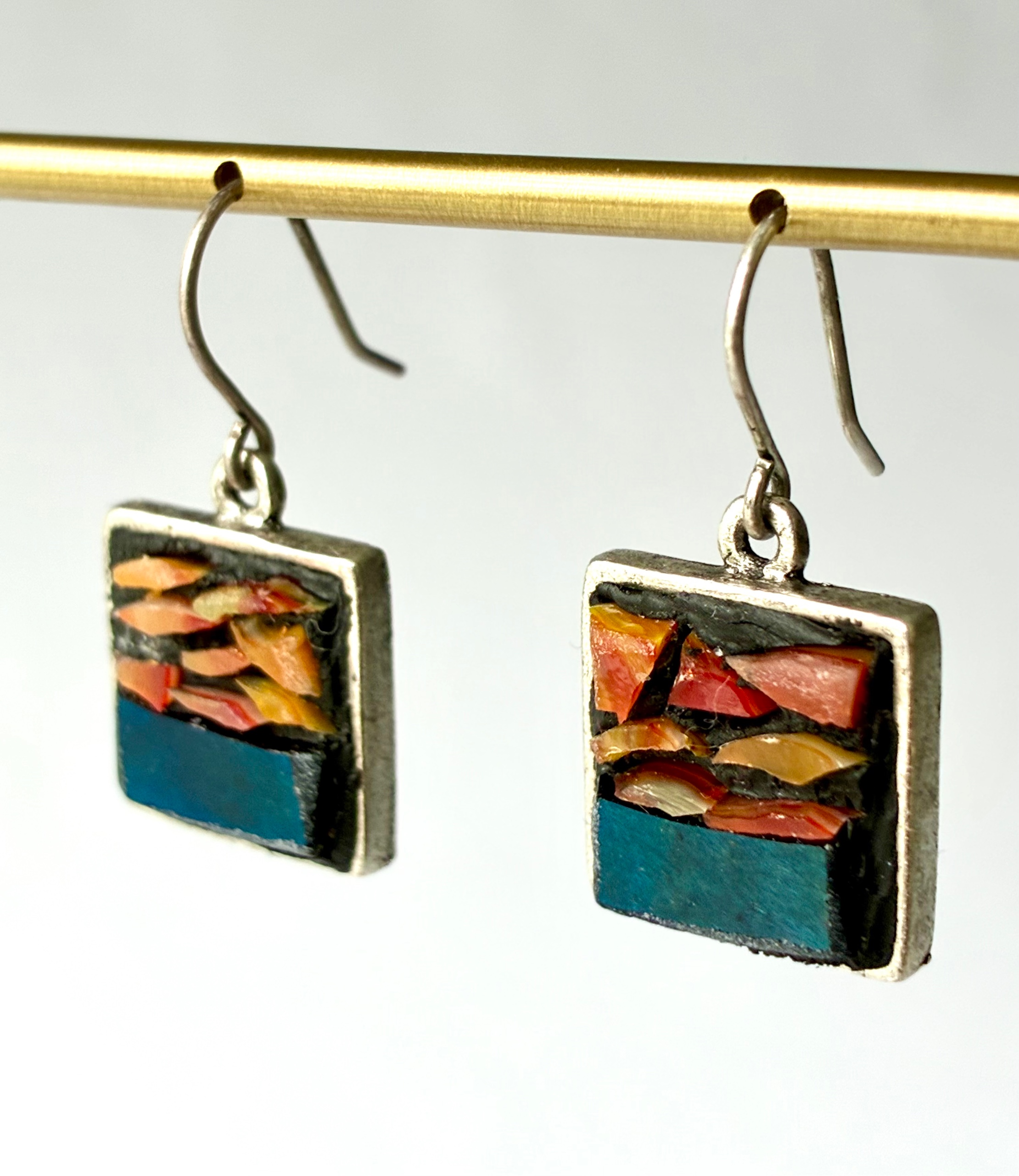 mosaic earrings