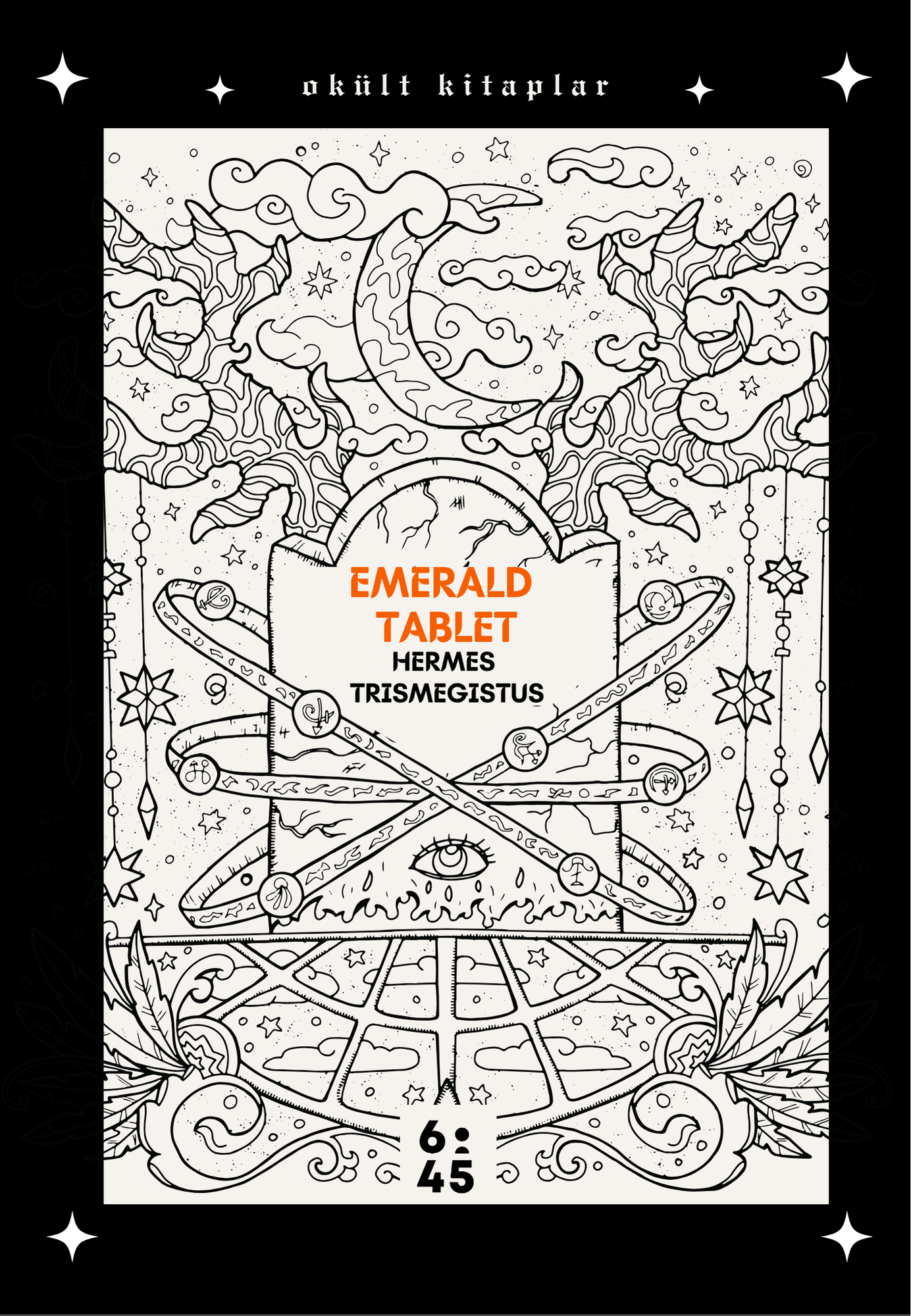 Emerald Tablet – kitap kapağı, 6:45 Dükkan