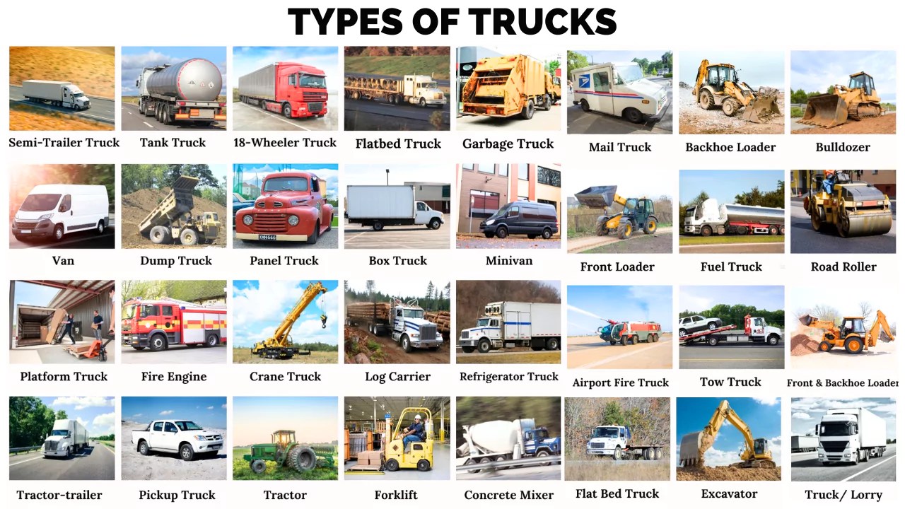 TYPES OF TRUCKS