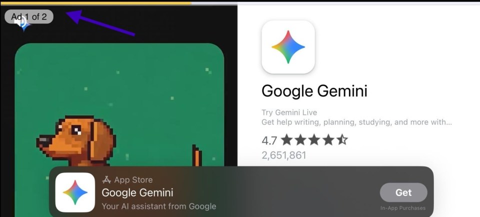 non rewarded video ads