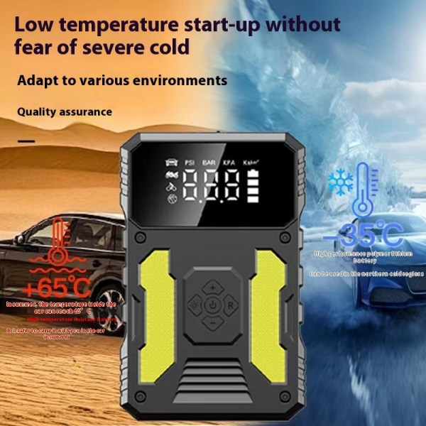 Portable Mini Charging And Inflating All-in-one Machine Emergency Start Power Supply