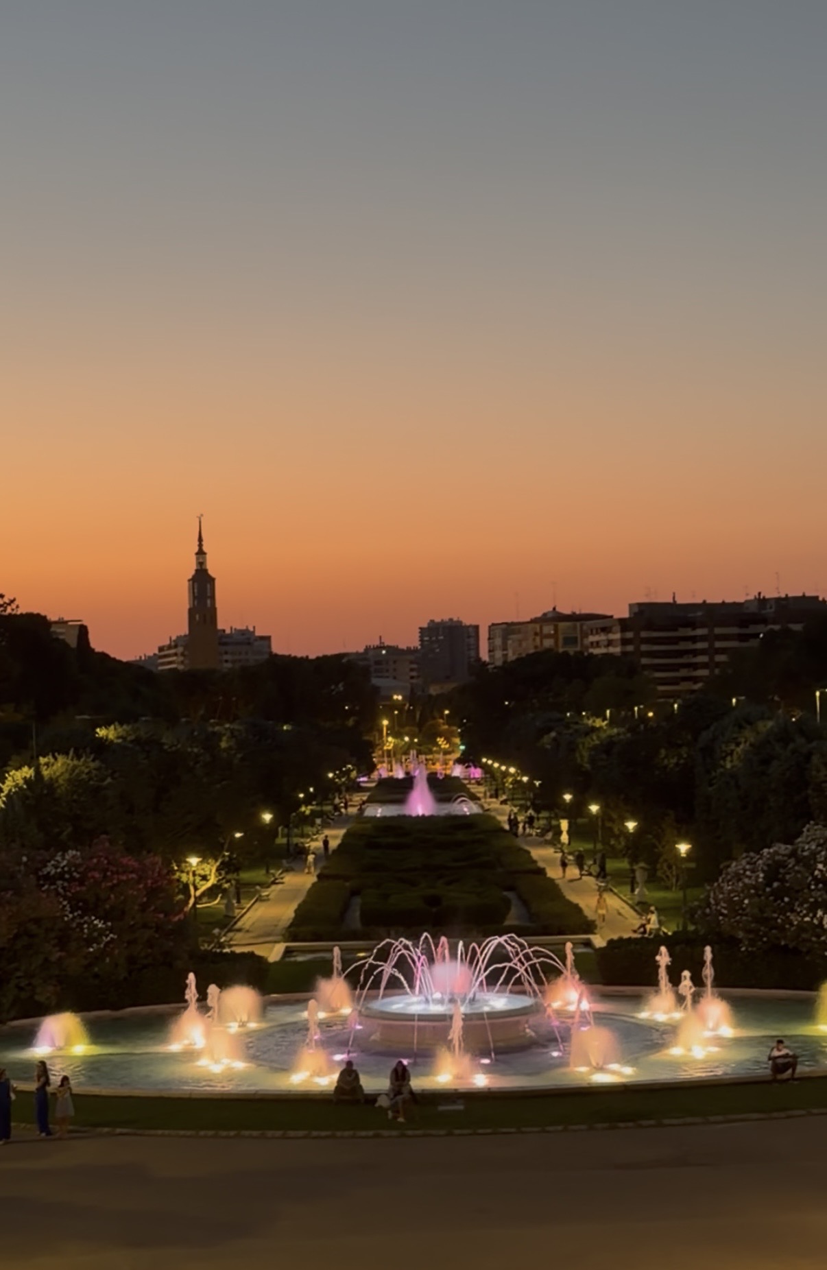Park Grande in Zaragoza Spain
