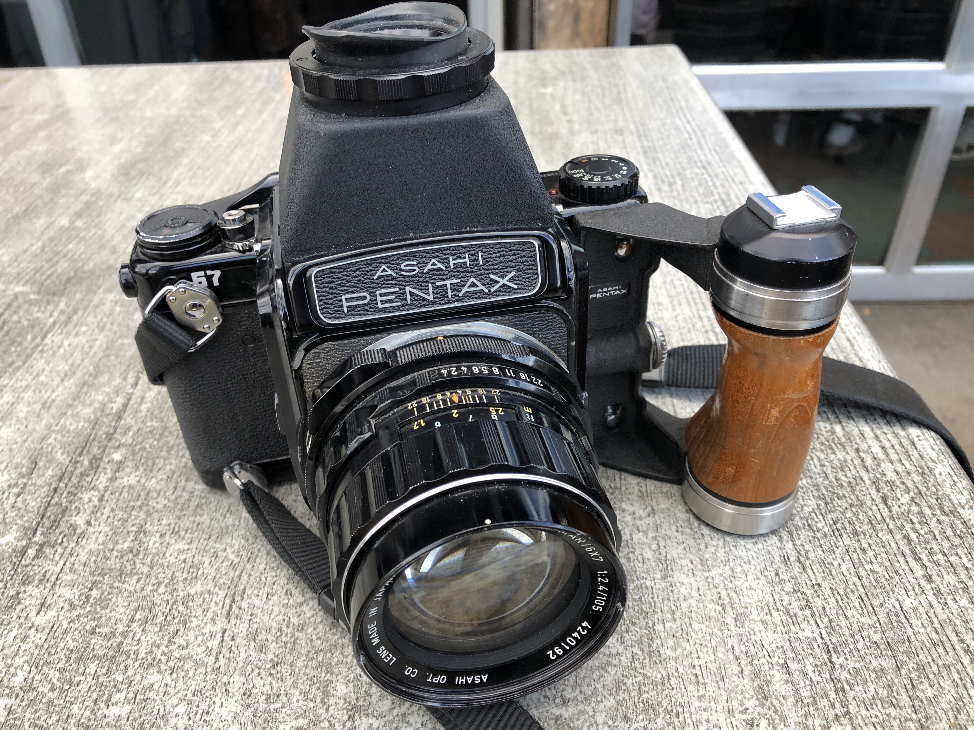 0 PENTAX 105mm TTL 6×7 - Pentax 1 ⁄ F2.4 TAKUMAR 中古(ペンタックス