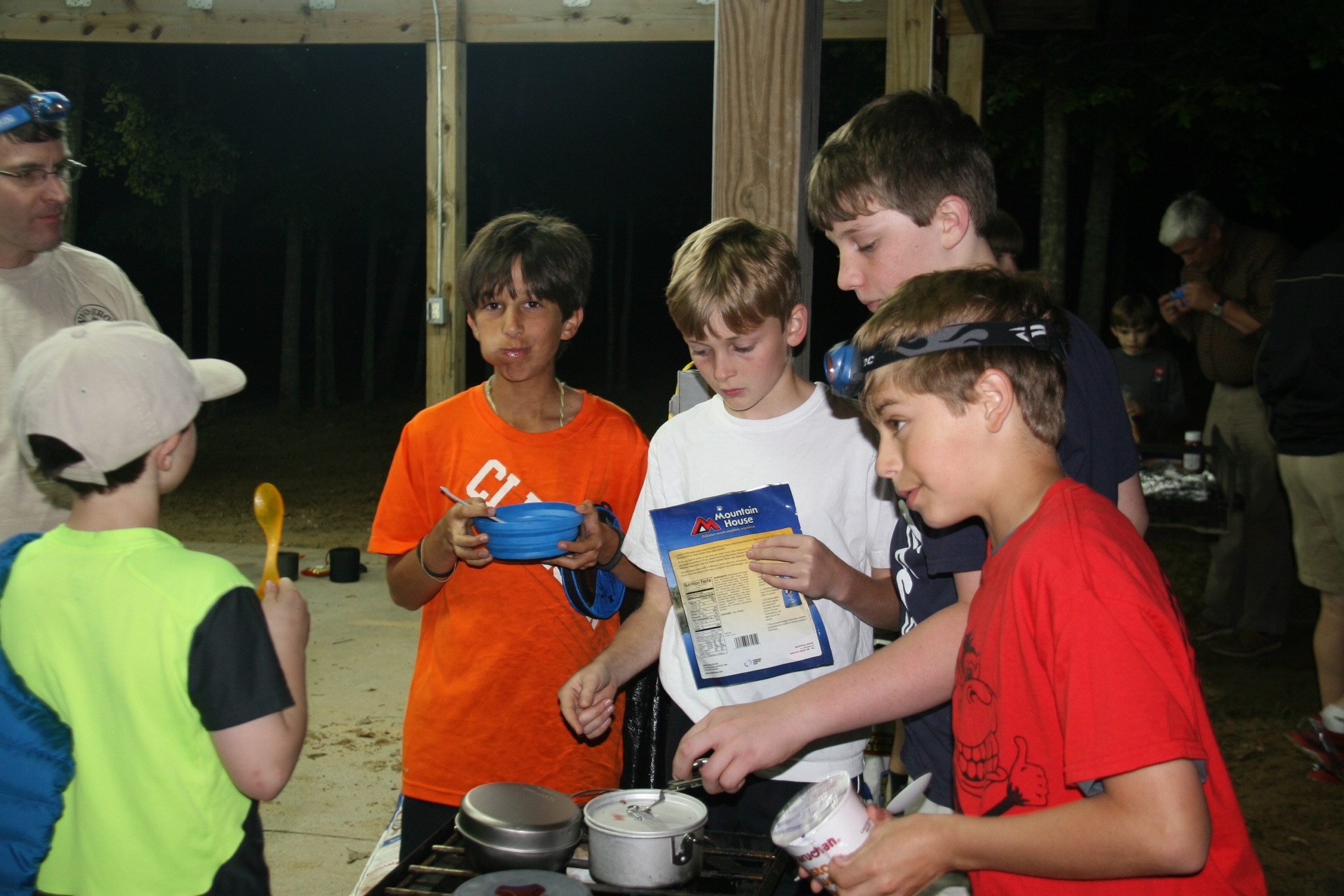 Cooking supper
