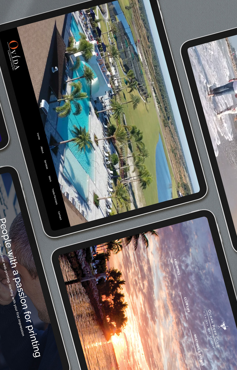 Web development portfolio by 78Madison, mobile view