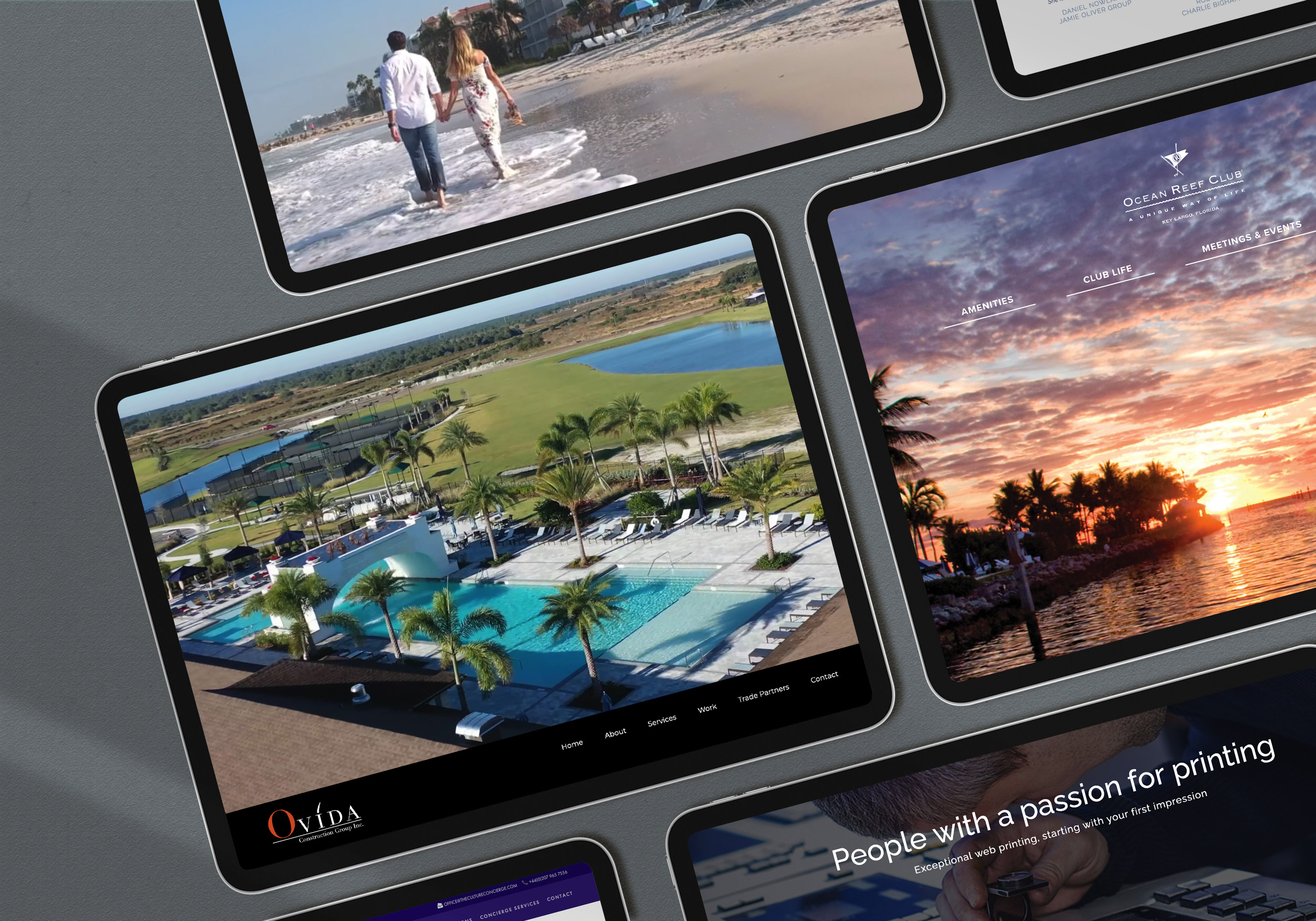 Web development portfolio by 78Madison, Florida marketing agency