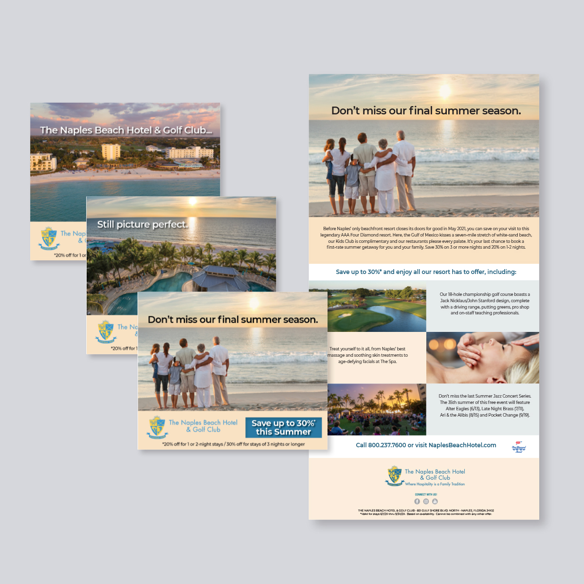 The Naples Beach Hotel and Golf Club marketing by 78Madison