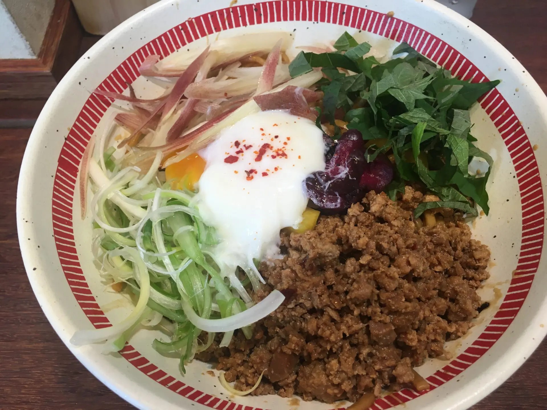 ほぃのまぜそば(ライスダイブ付き)