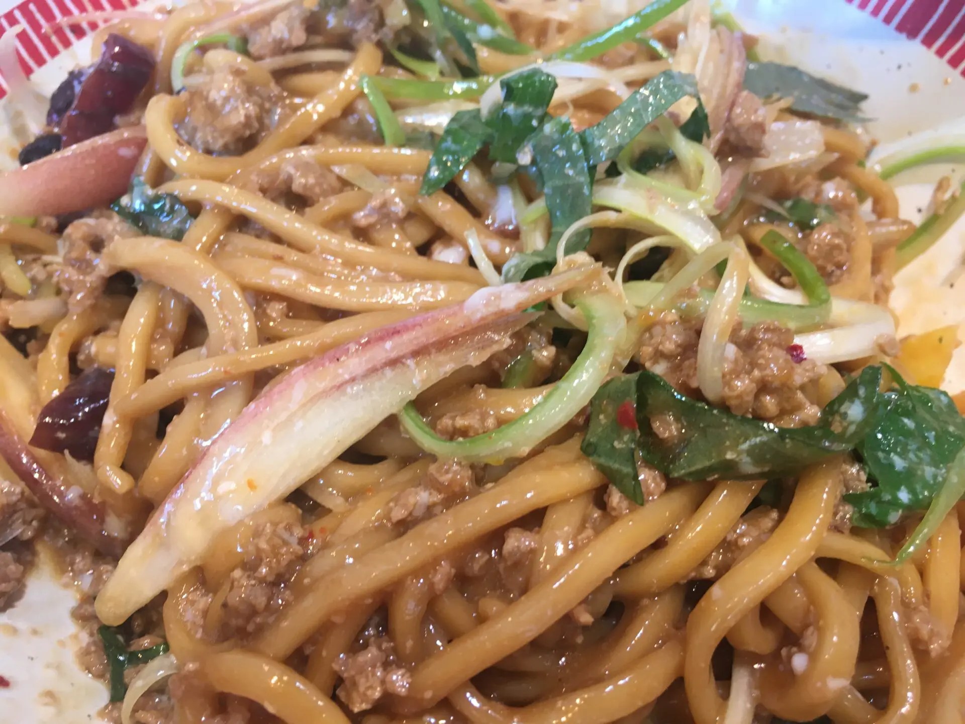 みょうがの食感がアクセント