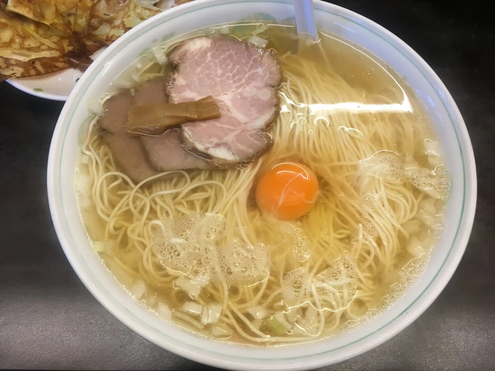 月見タンメン（真上から）