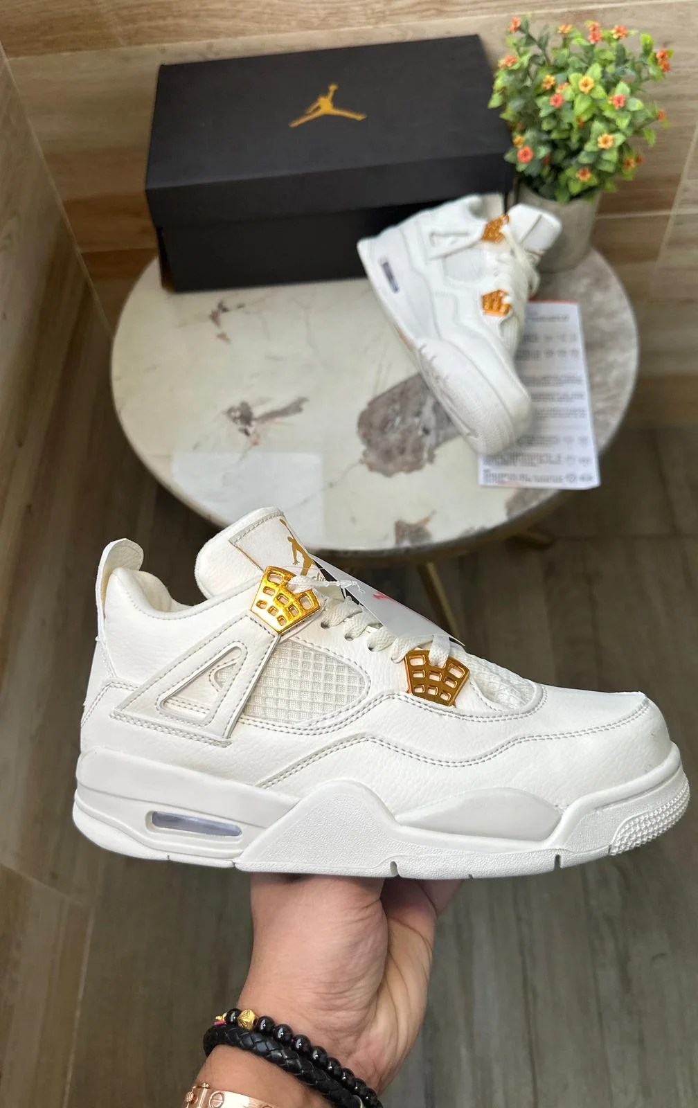 Retro 4 Spring Sail Sneakers In Stock