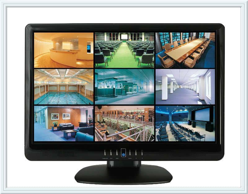 Security cameras monitor