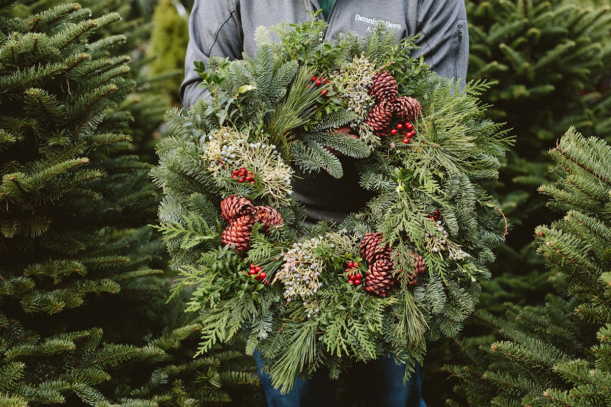 DIY winter wreath
