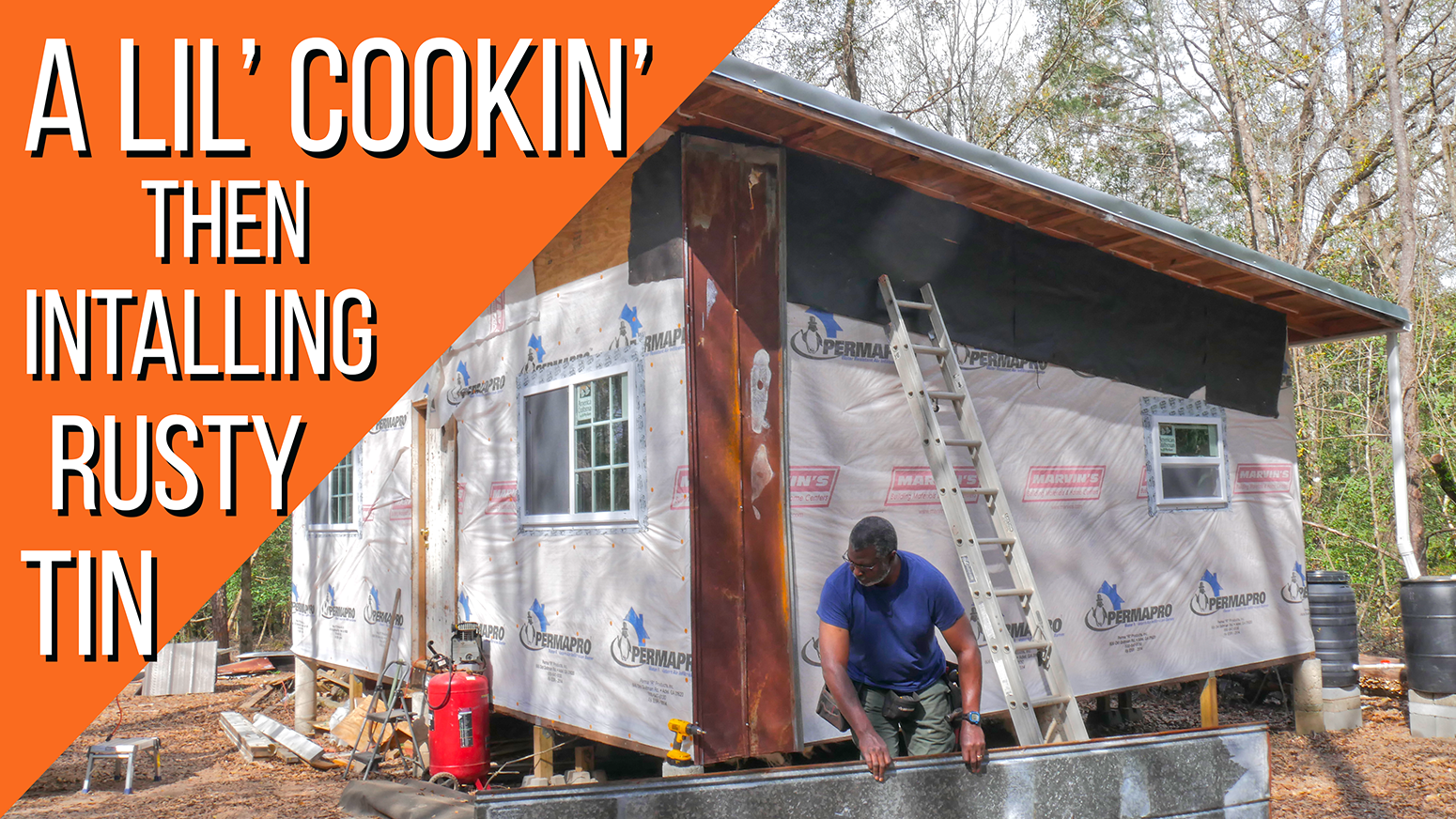 Meal Prep and Rusty Tin Siding