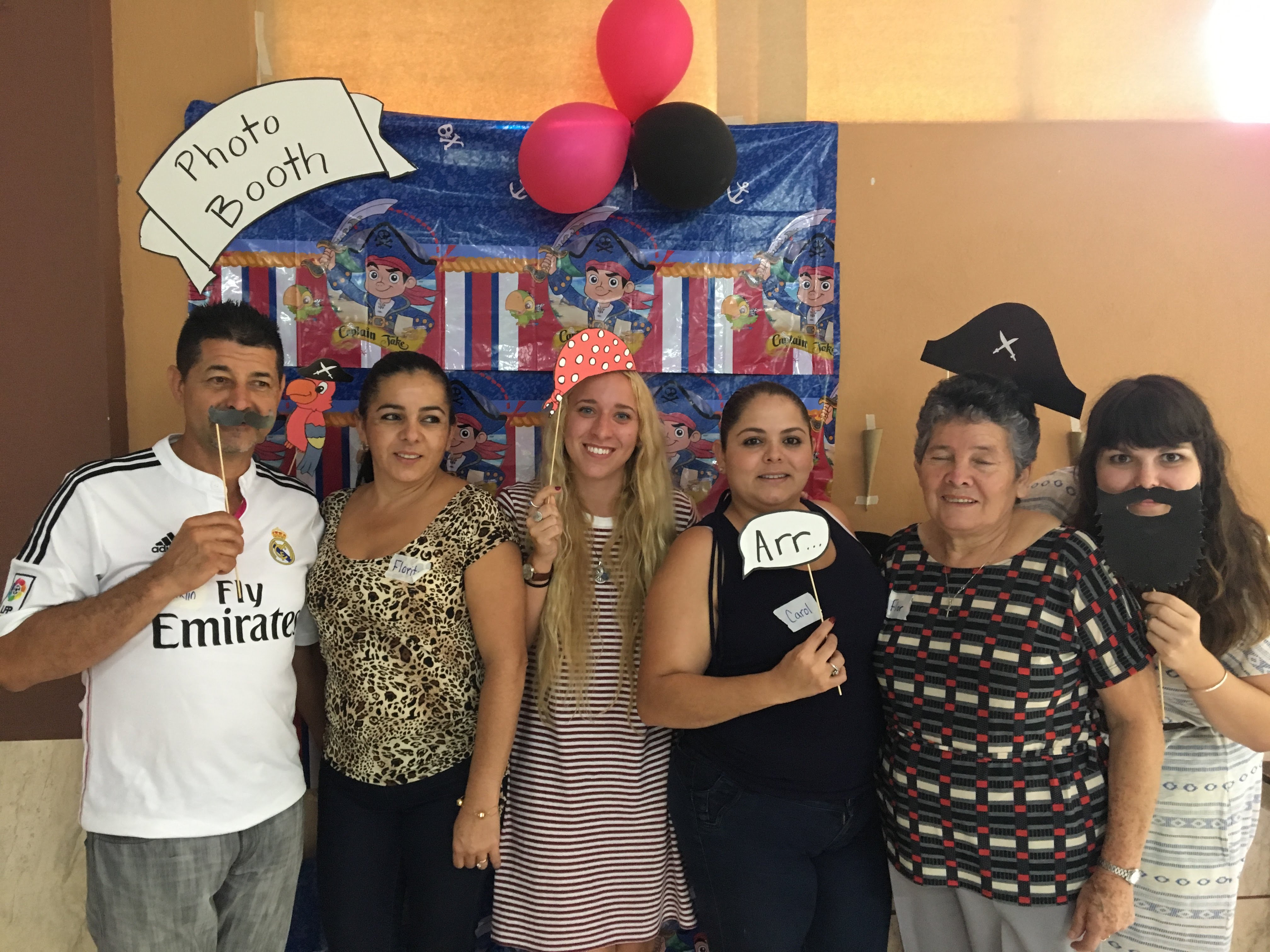 Host Fam party in Heredia. Pirate themed, naturally.