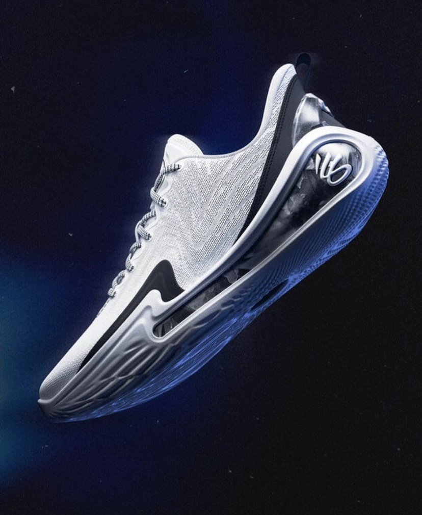 バスケットボールシューズ ホワイト/ブラック カリー12