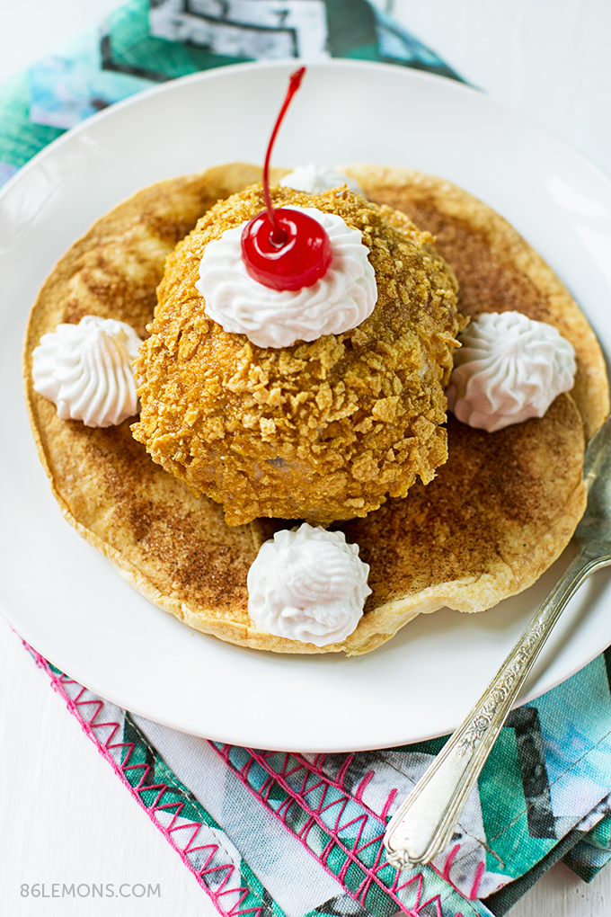 Fried Ice Cream (v/gf) 86 Lemons