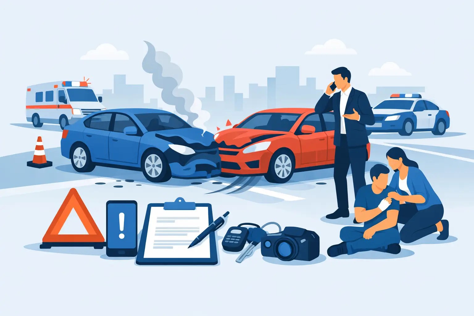 Read more about the article 車禍現場車輛保全步驟 事故後先做這8件事
