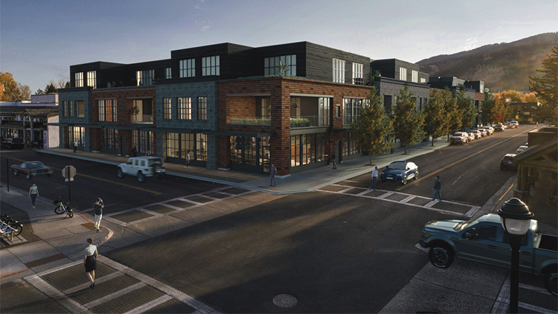 Rendering of the Condos at Cache + Pearl development