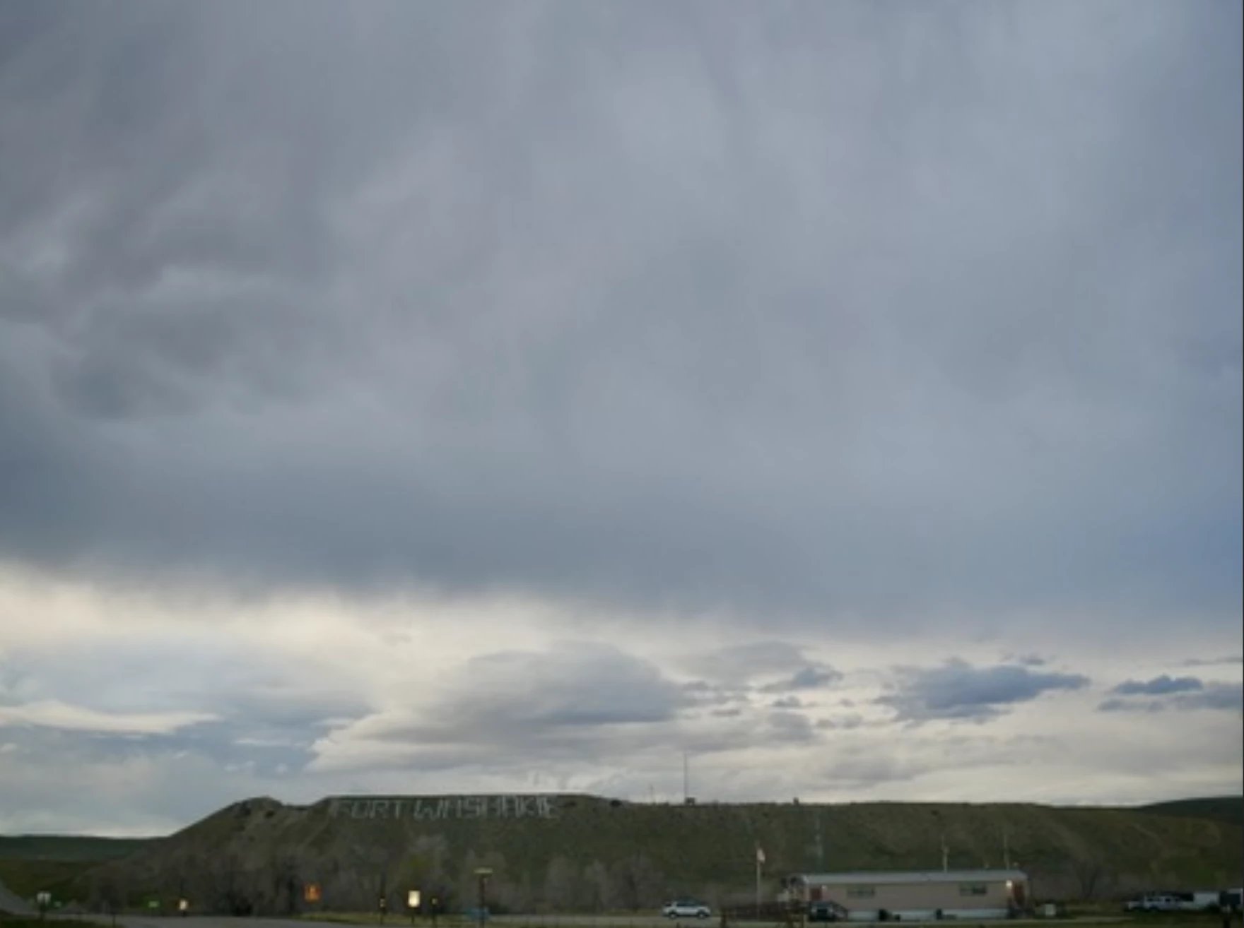 Bluff above Fort Washakie