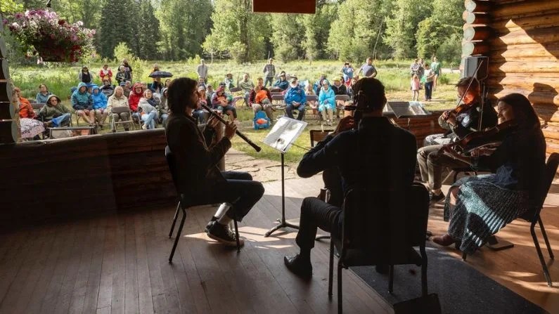 Musicians at the Murie Ranch