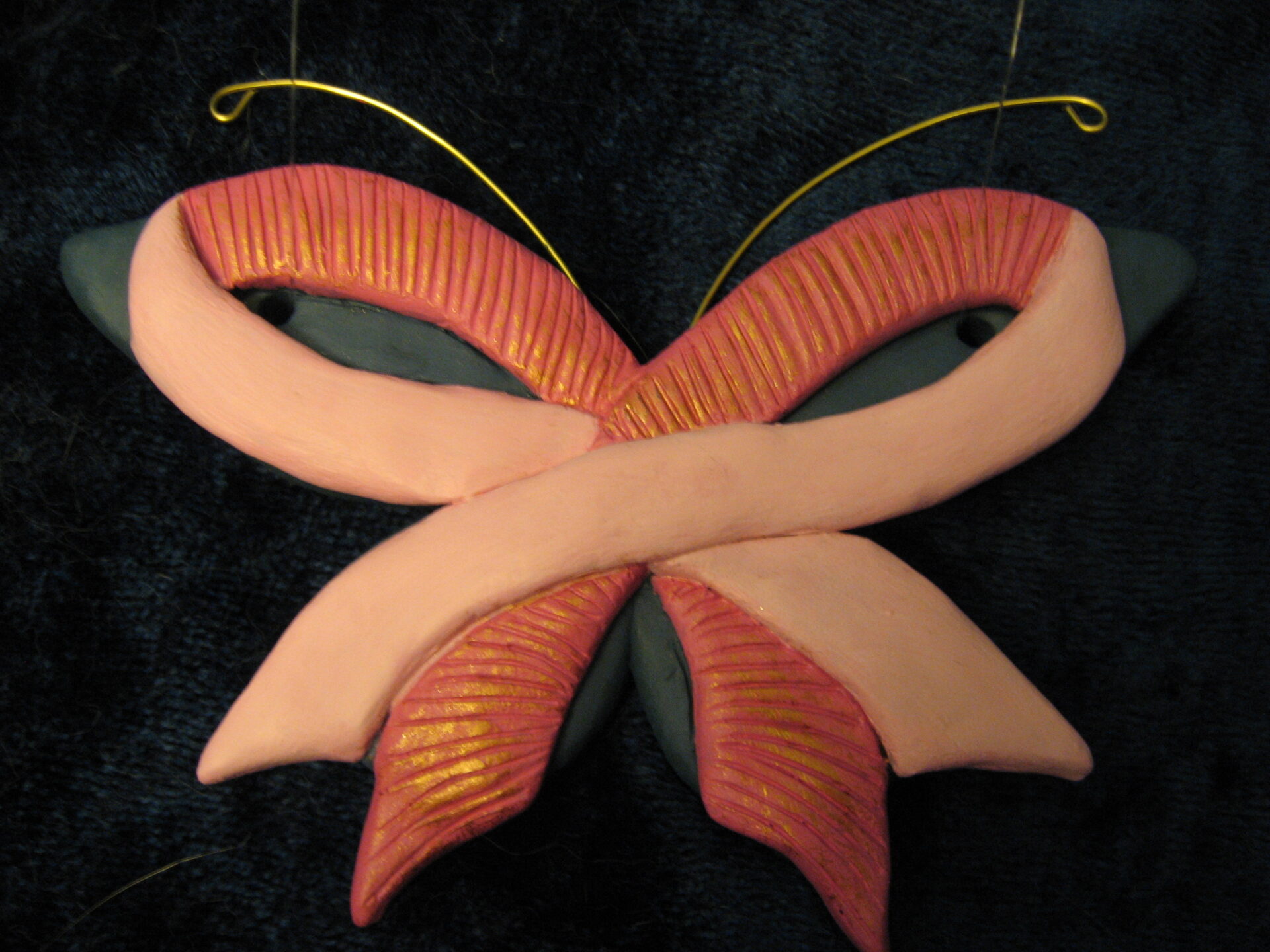 Pink Ribbon Memorial Butterfly