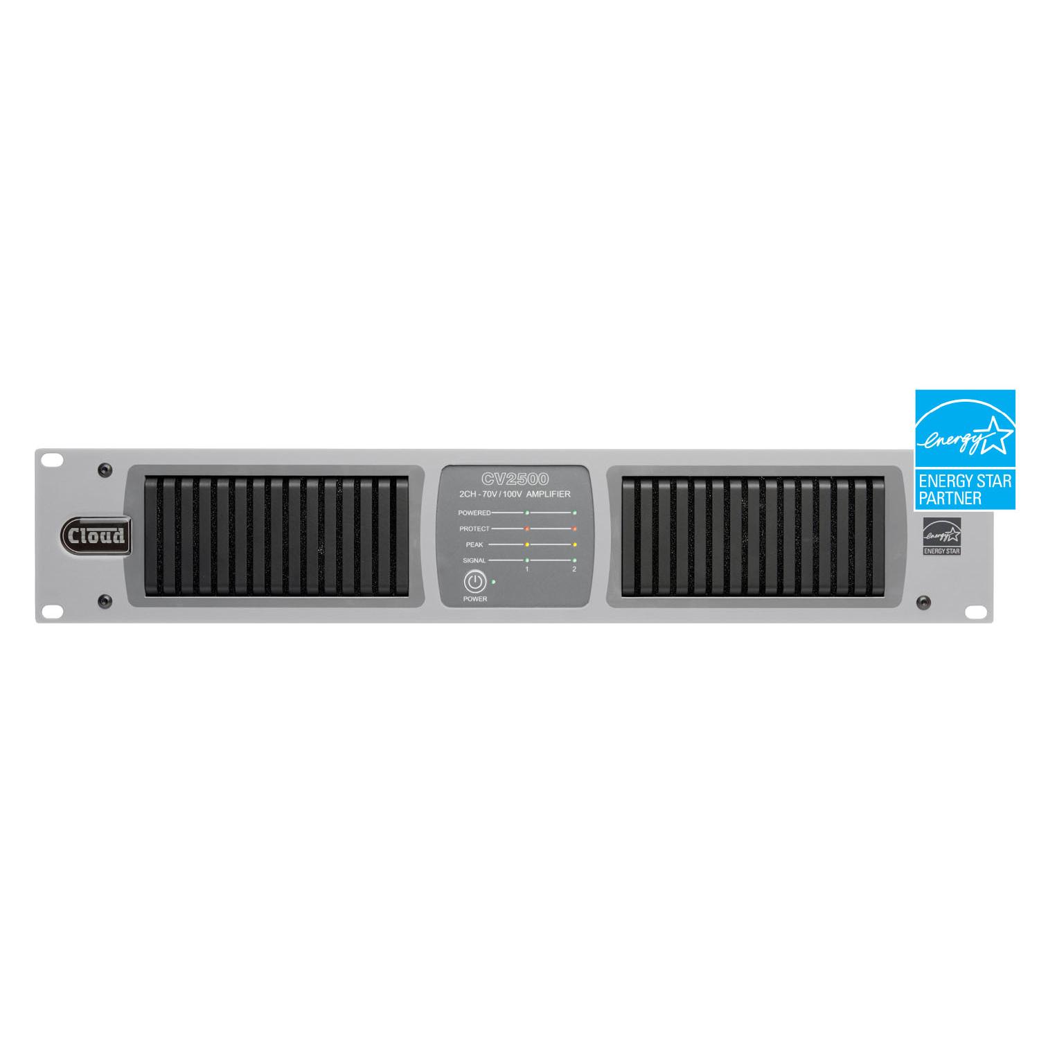 CV2500 - 2 Channel 70/100v Digital DSP Amplifier | Cloud