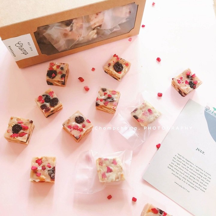 草莓優格雪花餅