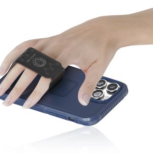 Green Lion Series 79 Case with Leather Wrist Band StandiPhone 14 Pro Max-Black/Black