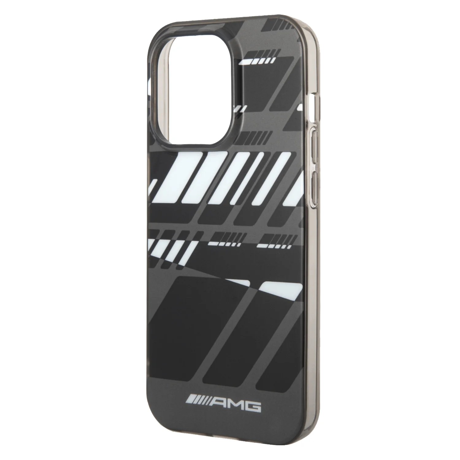 AMG Frosted PC Case With Expressive Graphic Design For iPhone 14 Pro - Grey