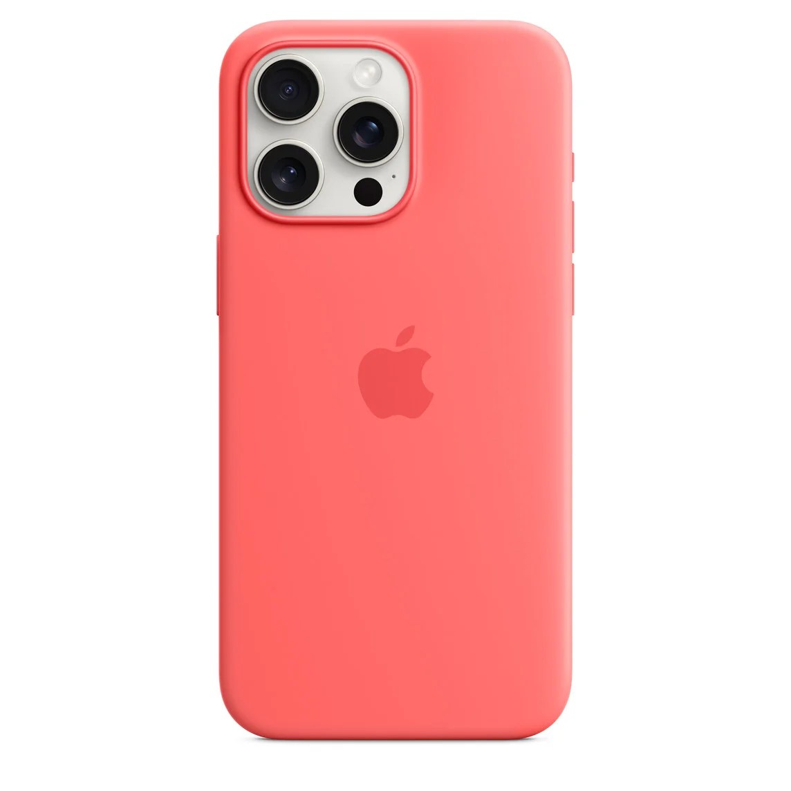 Apple Silicone Case with MagSafeiPhone 15 Plus-Guava