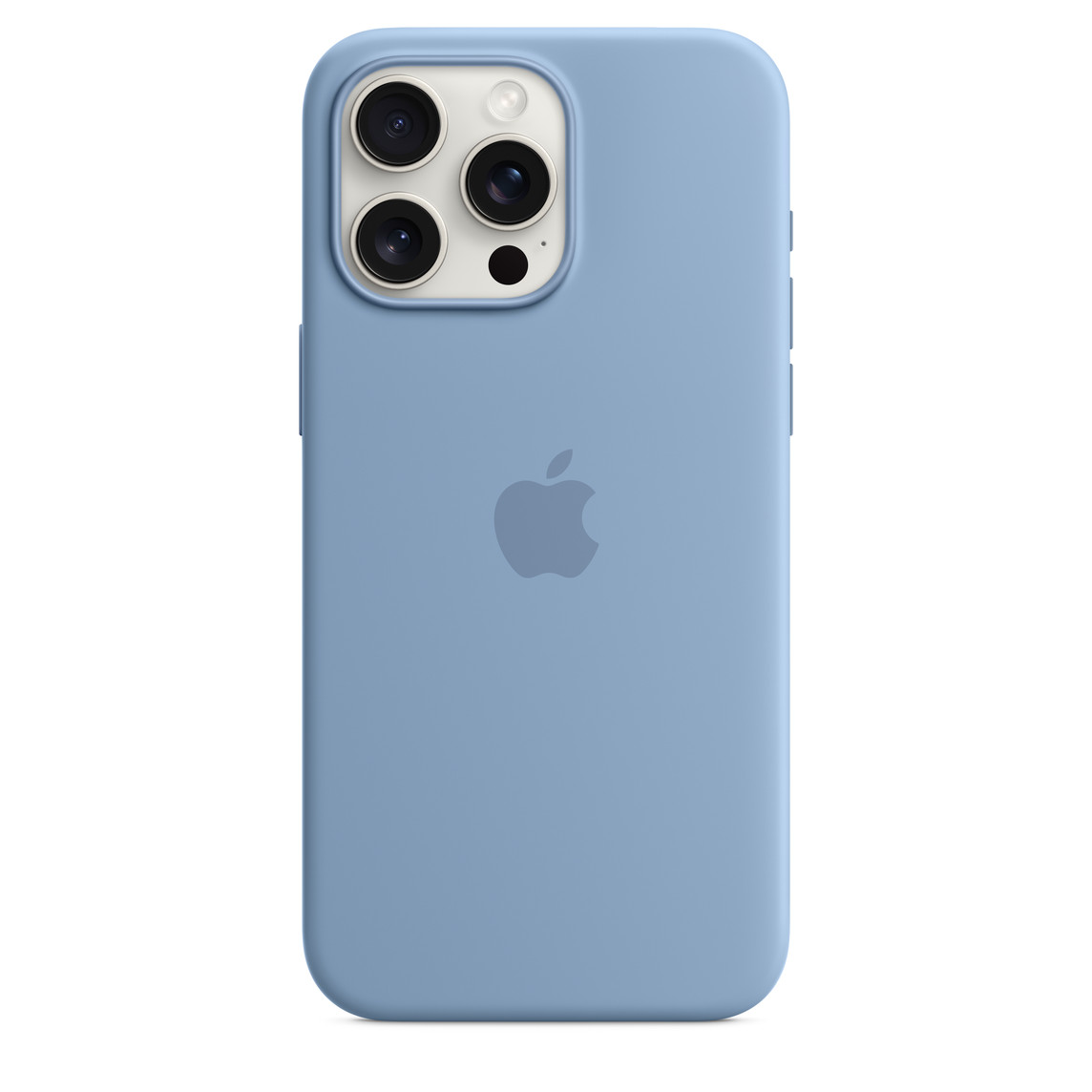 Apple Silicone Case with MagSafeiPhone 15-Winter Blue