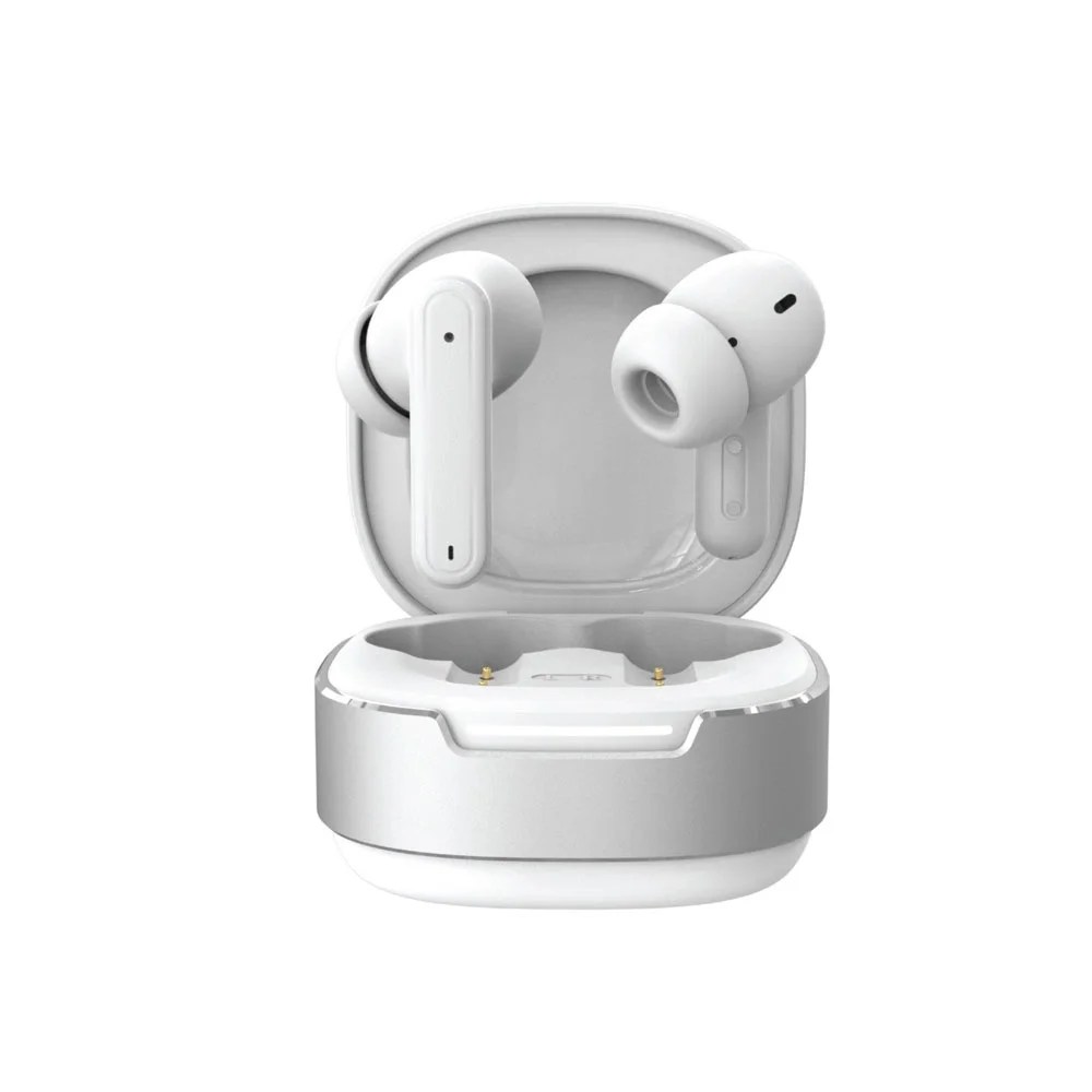 Green Lion Modify Hybrid Earbuds + Active Noise Cancellation-White