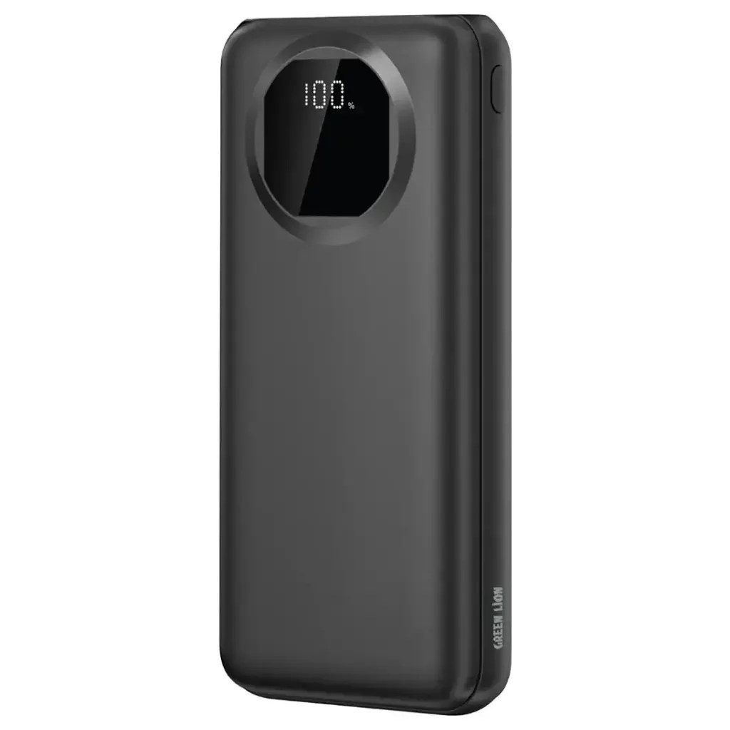 Green Lion Nairo 20000mAh Power Bank - Black