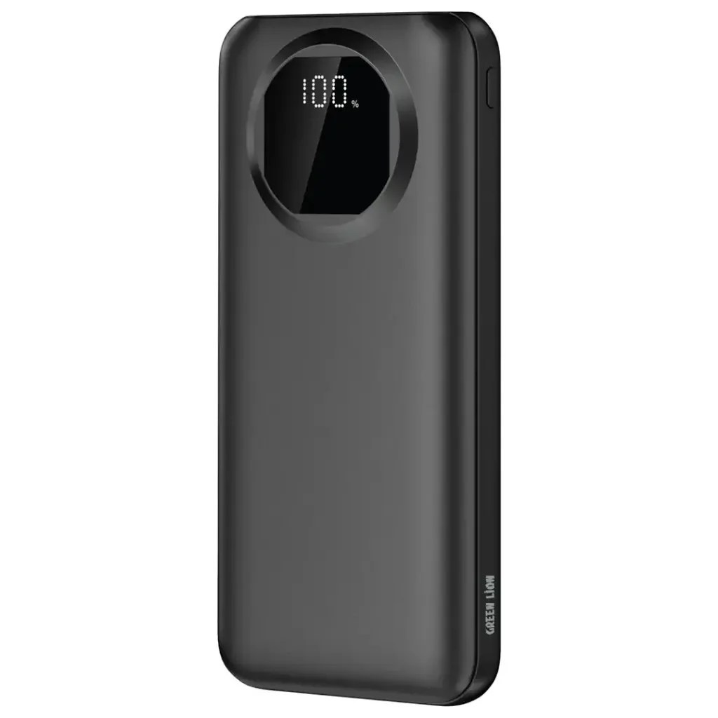 Green Lion Nairo 10000mAh Power Bank PD 20W - Black