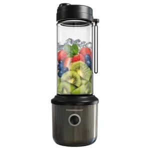 Powerology Press & Refresh Portable Blender-black