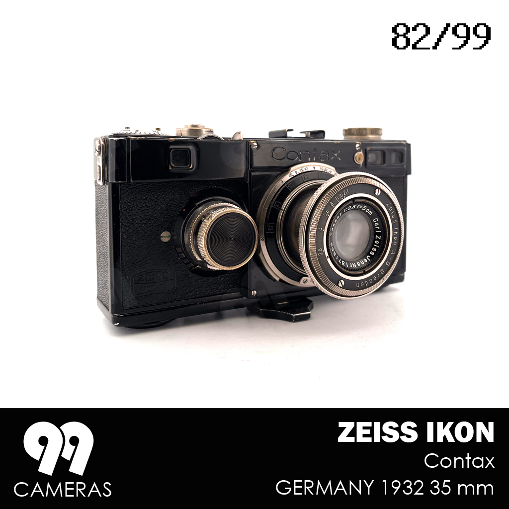 82 Zeiss Ikon Contax Chrome Face | Vintage Camera | 99 Cameras