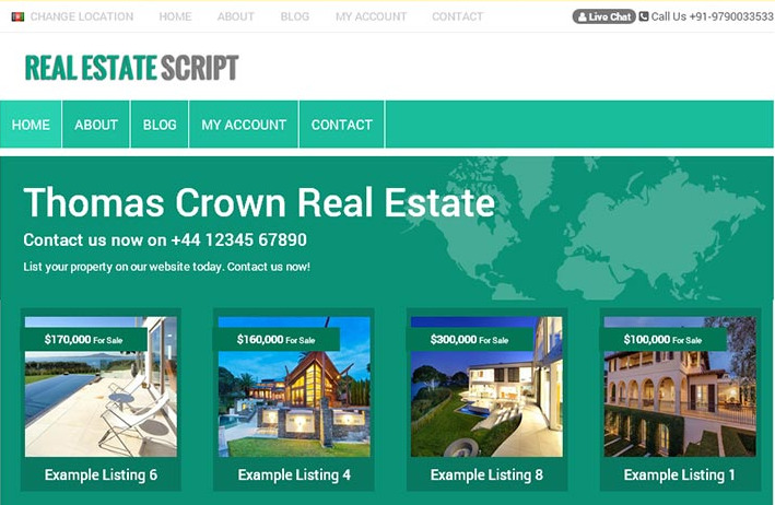 Real Estate Script 99 Clone Scripts - Best Minimal Designs in Retina