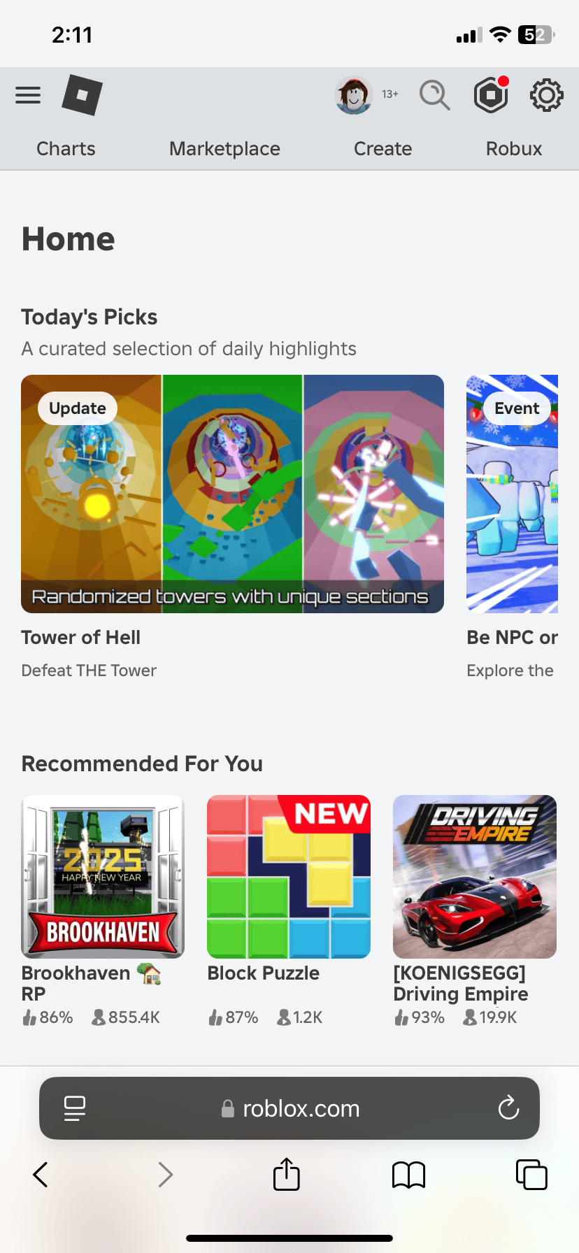 How To Find Your Roblox ID On A Mobile Device 9meters Roblox 2 