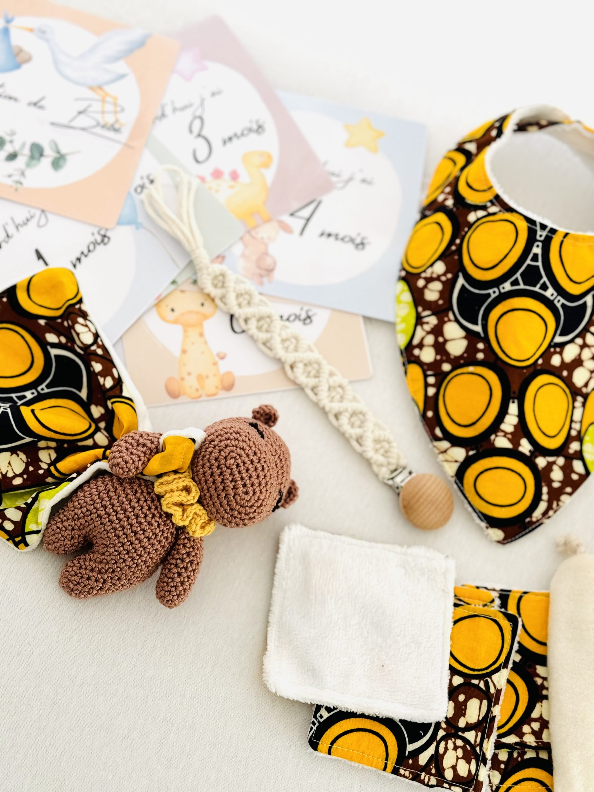 Coffret Naissance Fait Main Safari Chic – Cadeau Bébé